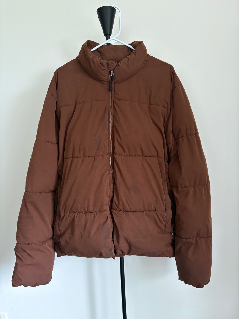 Amazon Essentials Brown Puffer Jacket L